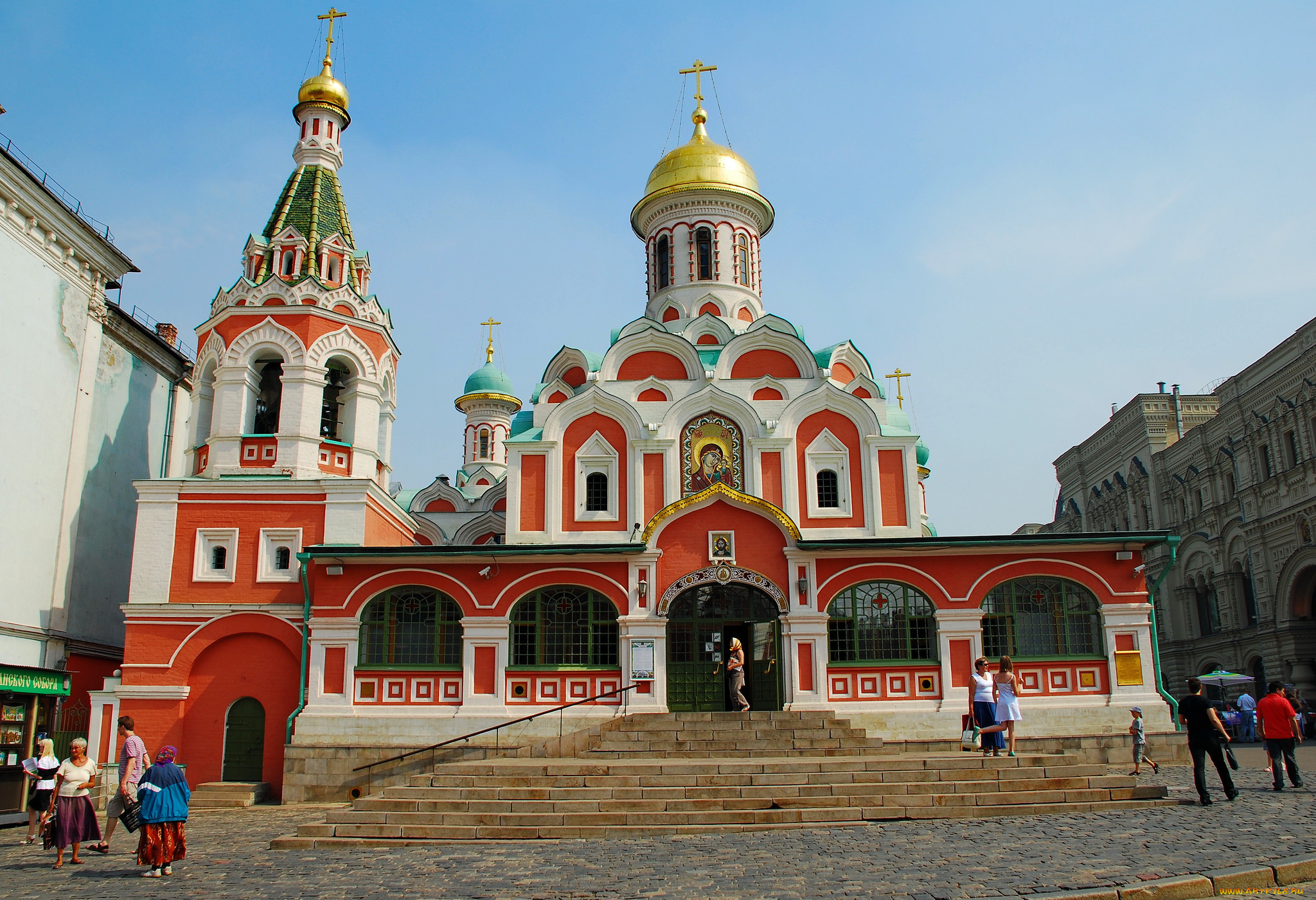 kazan cathedral - red square ,  moscow, ,  , , , 